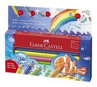 Faber-Castell A.W. Distribution 110908 - Coloriage Jumbo Grip Sous Leau Monde Dans Étui En Métal G