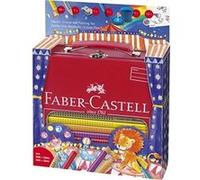 Faber-Castell A.W. Distribution 201352 - Coloriage Jumbo Grip Cirque Dans Un Coffret En Métal G