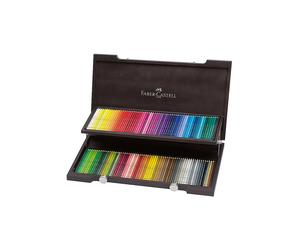 FABER-CASTELL Albrecht Dürer Aquarellstift 120er Holzkoffer marron