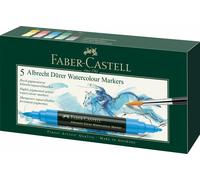 Faber-Castell Albrecht Dürer Marqueurs Aquarelle Lot de 5 Couleurs
