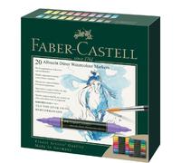 Faber-Castell - Marqueurs d'aquarelle Albrecht Dürer - Colorés - Boîte de 20