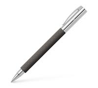 Faber-Castell Ambition 147056 Roller Ball Pen, high-Grade Resin, Black/Sand Colo