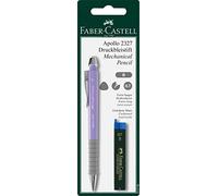 Faber-Castell Porte-mines Apollo 0,7 mm + mines B, couleurs assorties