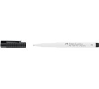 Faber-Castell Art & Graphic Pitt Artist Pen Calligraphy India Ink Pen, White, Si