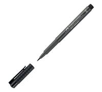 Faber-Castell Art & Graphic Pitt Artist Pen Soft Brush Stylo à encre indienne, gris chaud V, stylo Pitt unique, pour l'art, l'artisanat, le dessin, les croquis, la maison, l'école, l'université, le