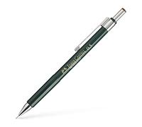 Faber Castell B-136500 Porte-mine TK-Fine avec gomme et 3 mines fines, graduation HB, trait 0,5 mm, noir