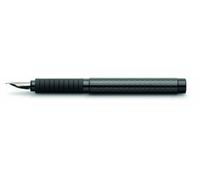 Faber-Castell - Basic - Stylo Plume - Plume Moyenne - Carbone - Noir Import Royaume Uni