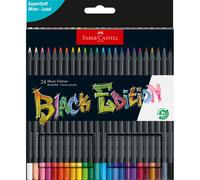 Faber-Castell Black Edition Lot de 24 crayons de couleur