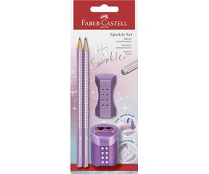 Faber-Castell Bleistift-Set Grip Sparkle B