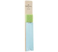 Faber-Castell Bloc d'affûtage avec 2 bandes de papier abrasif fin et grossier