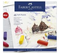FABER-CASTELL Boîte 48 Demi Pastels Carrés Tendres