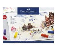 Faber-Castell 128272 Demi pastel carre tendre boîte de 72