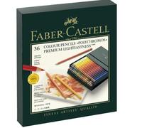 FABER-CASTELL Boîte Atelier de 36 Crayons de Couleur POLYCHROMOS