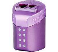 Taille-crayon - 2 trous - Avec réservoir en plastique - Strass - Faber-Castell