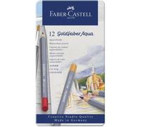 FABER-CASTELL Boîte de 12 Crayons de couleur Goldfaber aquarelle
