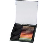 Faber-Castell 267422 - Dessinateur à l'encre de Chine Pitt Artist Pen, paquet de 12, couleurs terre