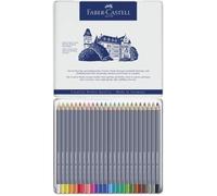 Faber-Castell Aquarelles 24 — Boîte métal multicolore pour enfants
