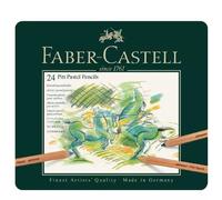 Faber-Castell – Crayons Pitt Pastel – Boîte métal de 24