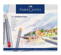 Faber-Castell Aquarelles 24 — Boîte métal multicolore pour enfants