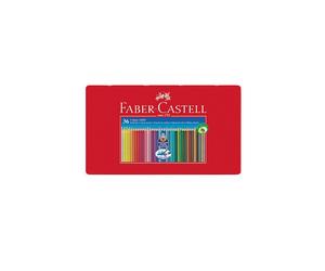 FABER-CASTELL Buntstift Colour Grip Étui métallique de 36 aucune couleur