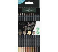 FABER-CASTELL Buntstifte Black Edition Skin Tones 12er