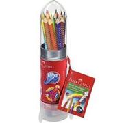 Faber-Castell Buntstifte Colour Grip, Malset Rakete 112457 G