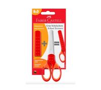 Faber-Castell Ciseaux Grip Rouge sous blister