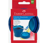 Faber-Castell Click & Go Gobelet à eau pliable - Bleu