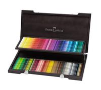 Faber-Castell - Crayons aquarellables Albrecht Dürer - Coffret 120 couleurs, boîte en bois, 3,8 mm