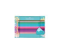 FABER-CASTELL 201641 - Coffret cadeau Sparkle, 20 crayons de couleur et un étui mini