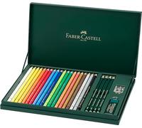 Faber-Castell Crayons de couleur Polychromos – Coffret 48, 2 crayons 9000, mine 3,8 mm