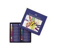 Pastels à l'huile - FABER-CASTELL - 24 pastels - Qualité studio - Multicouleur - 11 mm diamètre