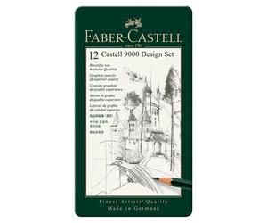 Faber Castell Coffret D´art 9000 Crayons Graphite 12 Unités