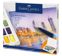 FABER-CASTELL Coffret de 24 Aquarelles en Godets