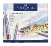 Faber-Castell Boîte de 48 crayons de couleur Goldfaber aquarellables, incassables