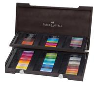 FABER-CASTELL Coffret en Bois de 90 Feutres Pinceaux Pitt Artist