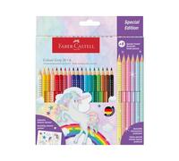 FABER-CASTELL Colour Grip Licorne Lot de 24 crayons de couleur