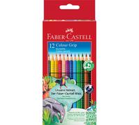 Faber-Castell Crayons de couleur Colour Grip – Lot de 12