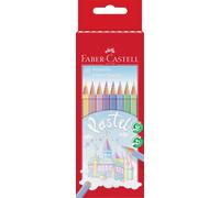 Faber Castell Colour pencils pastel hexagonal 10 box 1 count (Pack of 1)