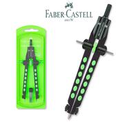 Faber-Castell Compas FACTORY NEON – Réglage rapide