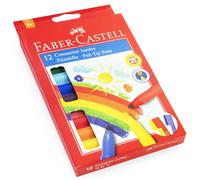 Faber-Castell Connecteur Géant Crayons de Couleur - 4mm Pointe Ogive - 12