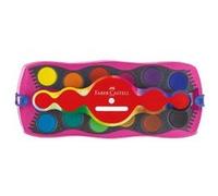 Faber-Castell CONNECTOR - Ensemble de peinture - 13 parties - aquarelle - 12 couleurs - assortiment de couleurs vives - opaque G