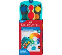 Faber-Castell Connector Paint Box - 12 Colours Turquoise Paint box Turquoise