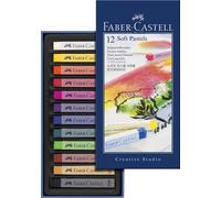 FABER-CASTELL craies pastels doux STUDIO QUALITY étui de 12 pièces
