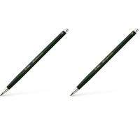 Faber-Castell - Crayon à mine rétractable TK 9400, mine de 2 mm, 3B (Lot de 2)