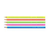 FABER-CASTELL Crayon couleur triangulaire Color GRIP, rose