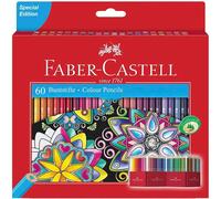 Faber-Castell Crayons de couleur Édition spéciale 60 pièces Enfants