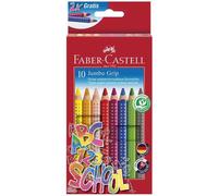Faber-Castell Crayon De Couleur Jumbo Grip, Étui Promo