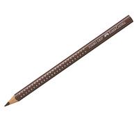 FABER-CASTELL - Crayon de couleur Jumbo Grip marron chocolat, 1 pièce