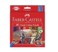 Faber Castell Crayon de couleur permanent classique taille standard forme hexago